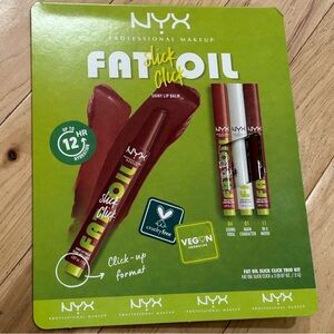NEW NYX Fat Oil Slick Click Trio Kit - Going Viral, Main Character & In A Mood